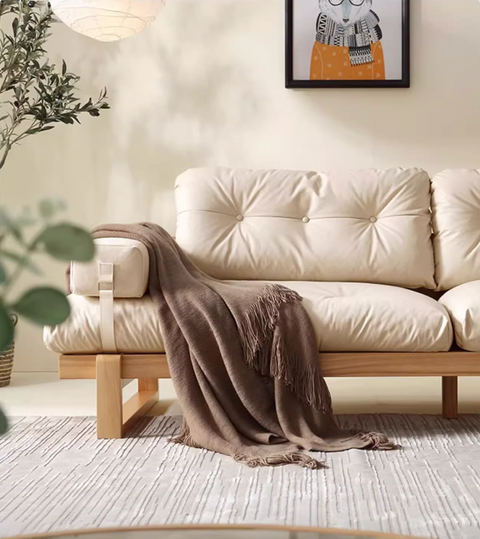 Miho Solid Wood Sofa