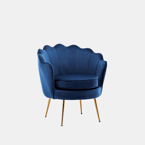 Emiko Velvet Barrel Chair