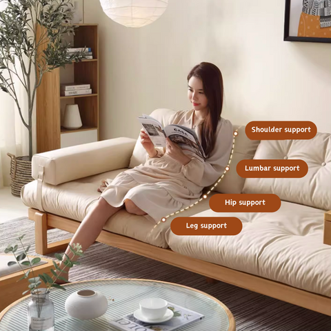 Miho Solid Wood Sofa