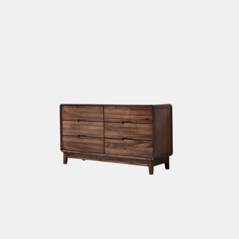 Rina Walnut Wood Cabinet