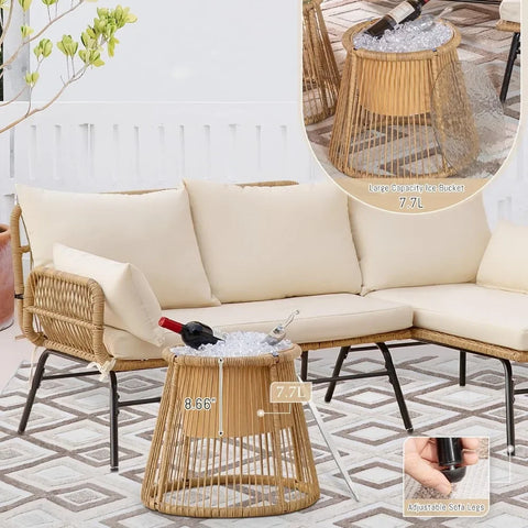 Gento Wicker Set