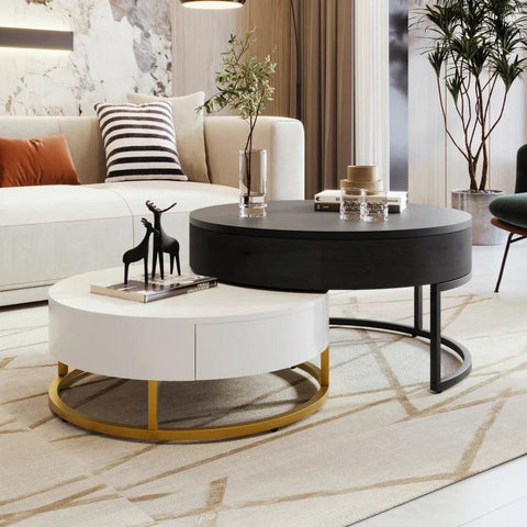 Kiyomi Lift-Top Nesting Coffee Table