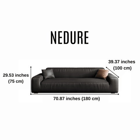 Riku Leather Sofa
