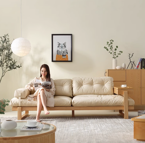 Miho Solid Wood Sofa