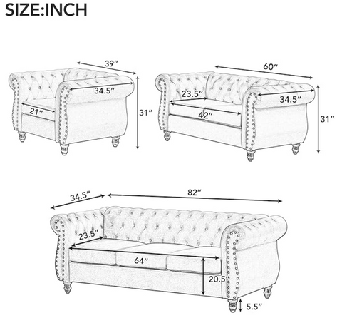 Genta Sofa Set