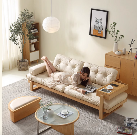 Miho Solid Wood Sofa
