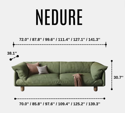 Kazumi Corduroy Sofa