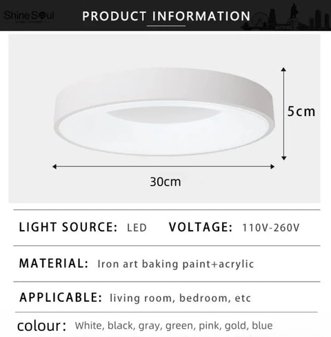 Misato Ceiling Light