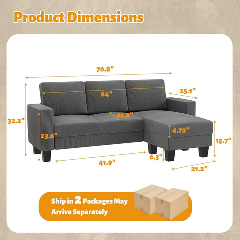 Xina L-Sofa Set
