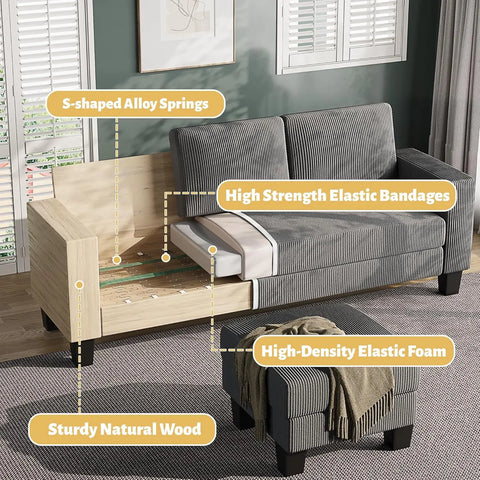 Xina L-Sofa Set