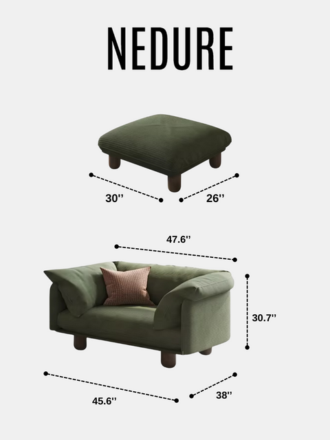 Kazumi Corduroy Sofa